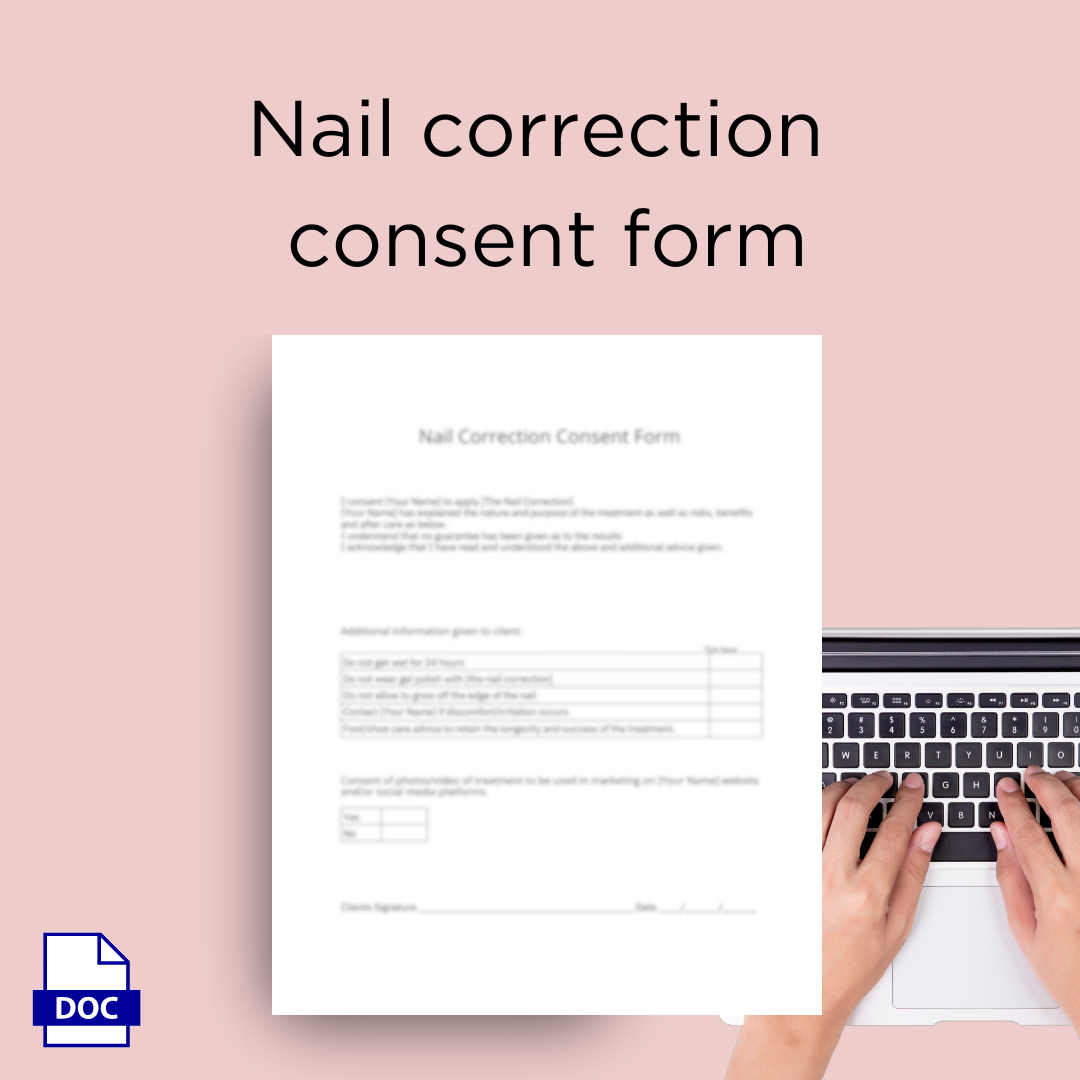 Nail Correction Consent Form