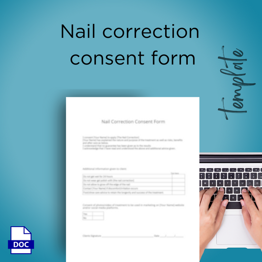 Nail Correction Consent Form