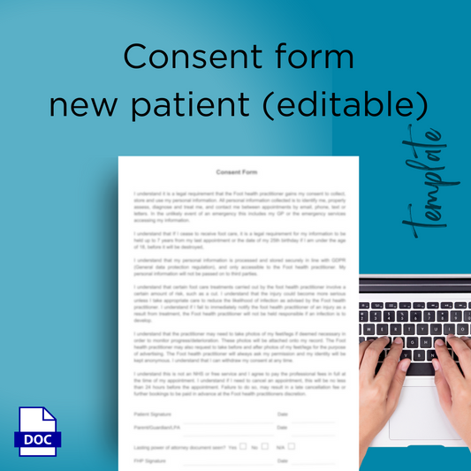 consent form GDPR and Treatment