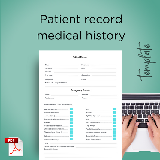 Medical Records Form (FILLABLE)
