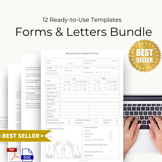 Foot Care Templates Bundle (Podiatry)
